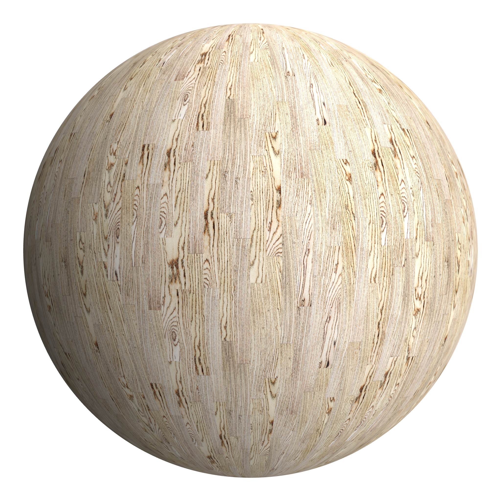 3D sphere preview of Bocote, Staggered seamless texture