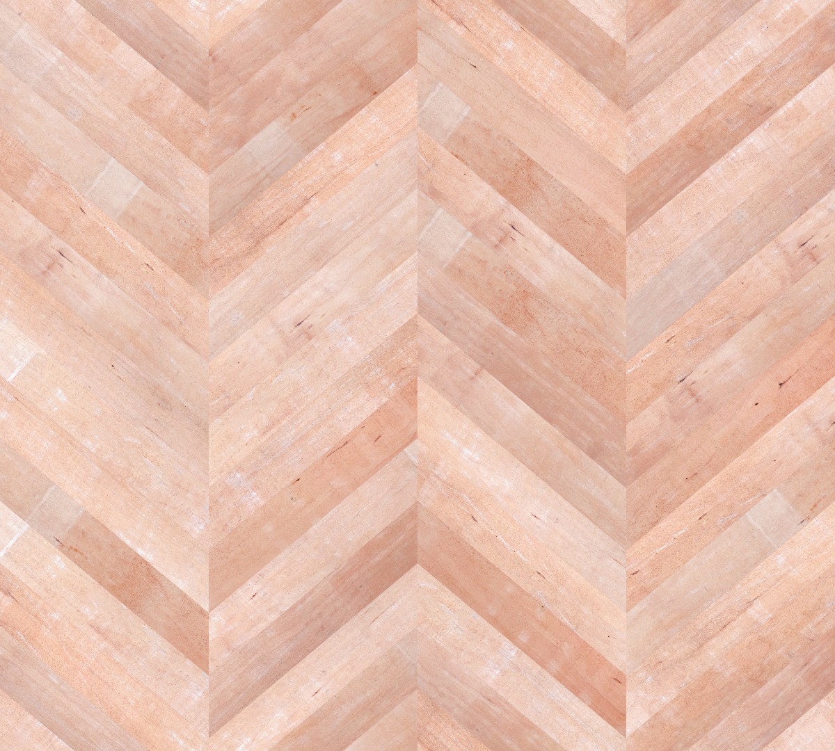 A seamless wood texture with cherry - rough sawn boards arranged in a Chevron pattern