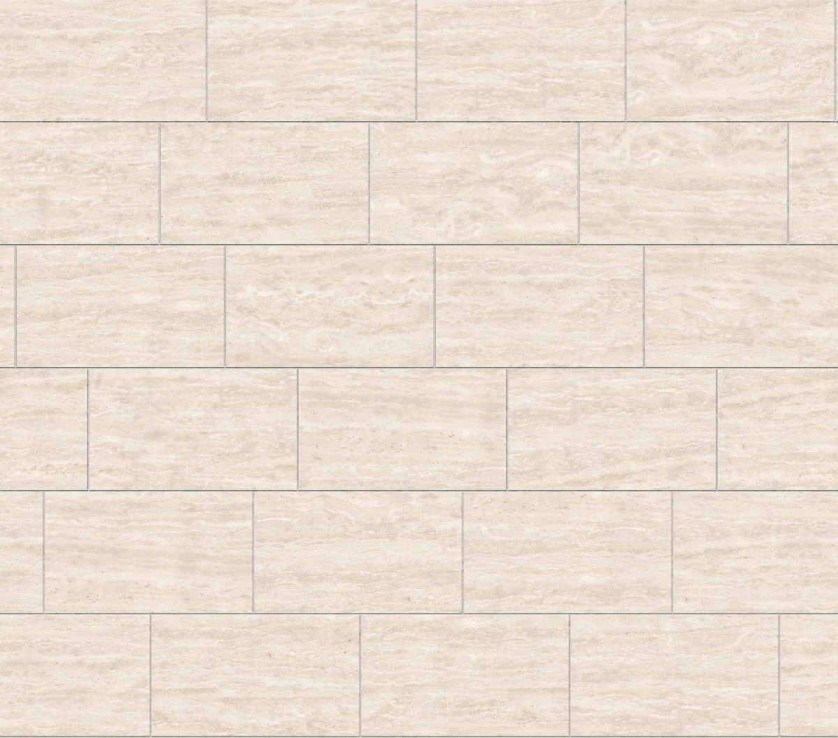 A seamless stone texture with crema travertine – porcelain blocks arranged in a Staggered pattern