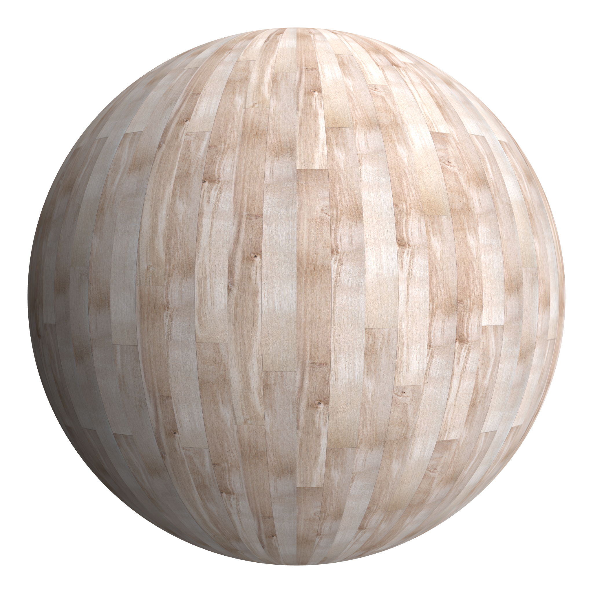 3D sphere preview of English Brown Oak - Light, Staggered seamless texture