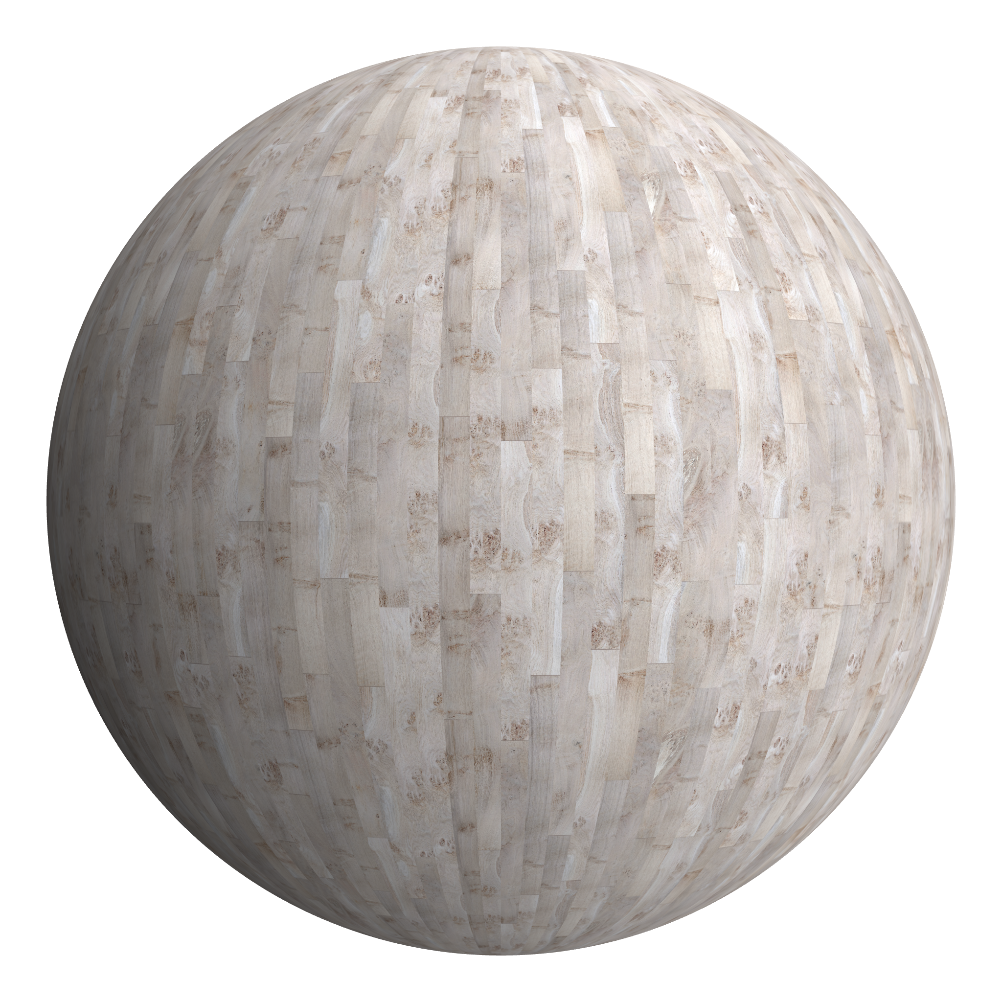 3D sphere preview of English Pippy Oak, Staggered seamless texture