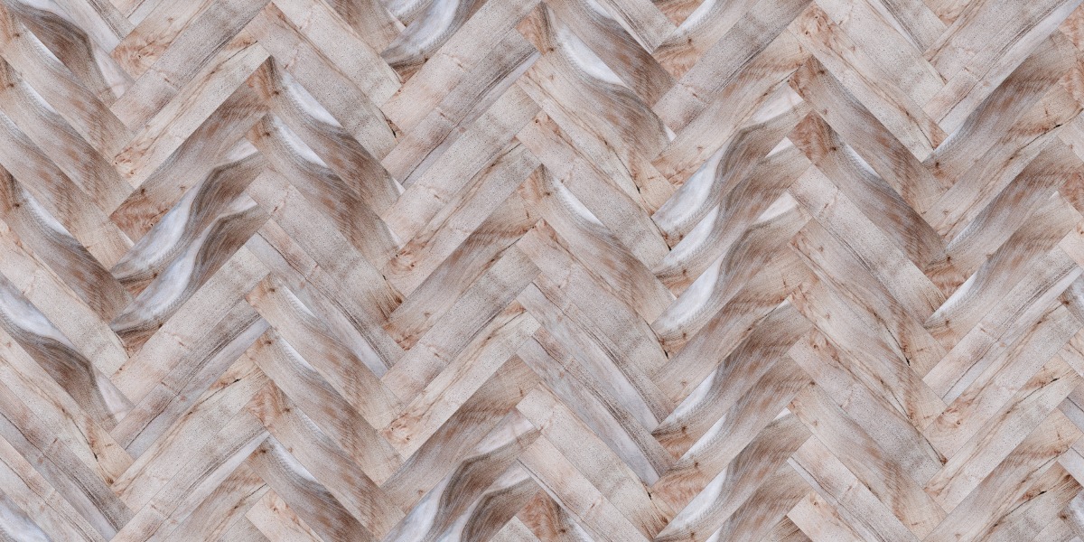 A seamless wood texture with english walnut boards arranged in a Herringbone pattern