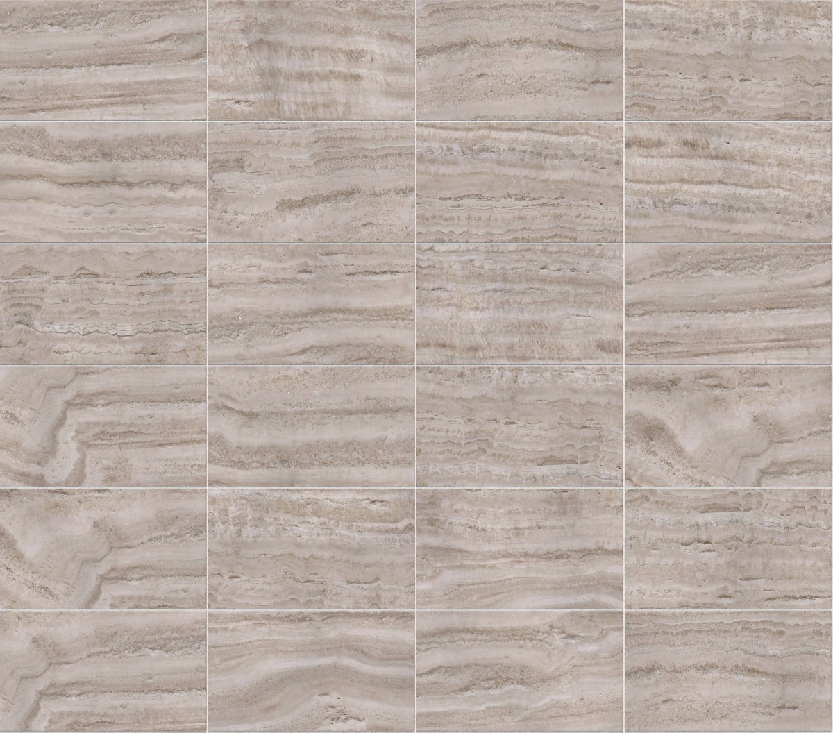 A seamless stone texture with ivory travertine blocks arranged in a Stack pattern