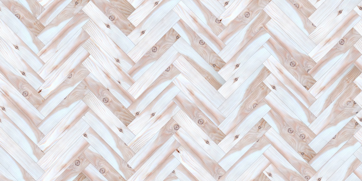 A seamless wood texture with larch - light boards arranged in a Herringbone pattern