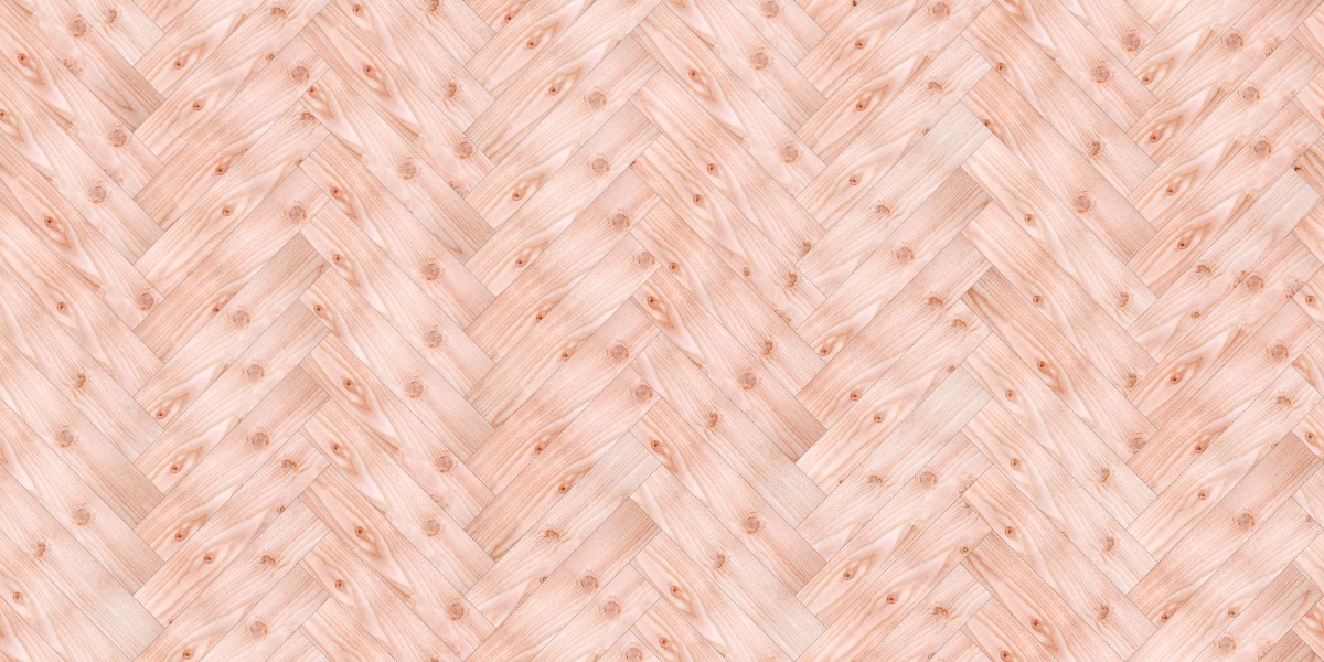A seamless wood texture with larch boards arranged in a Herringbone pattern