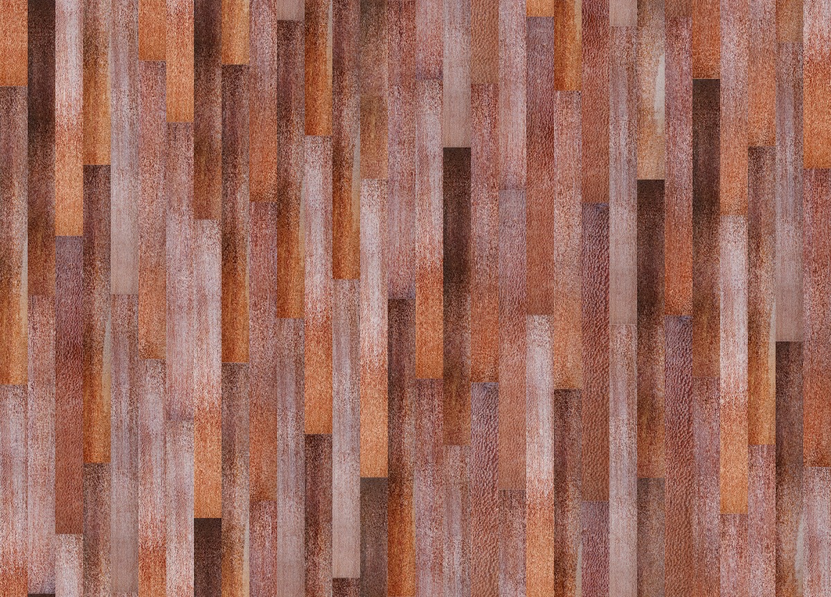 A seamless wood texture with leopardwood boards arranged in a Staggered pattern