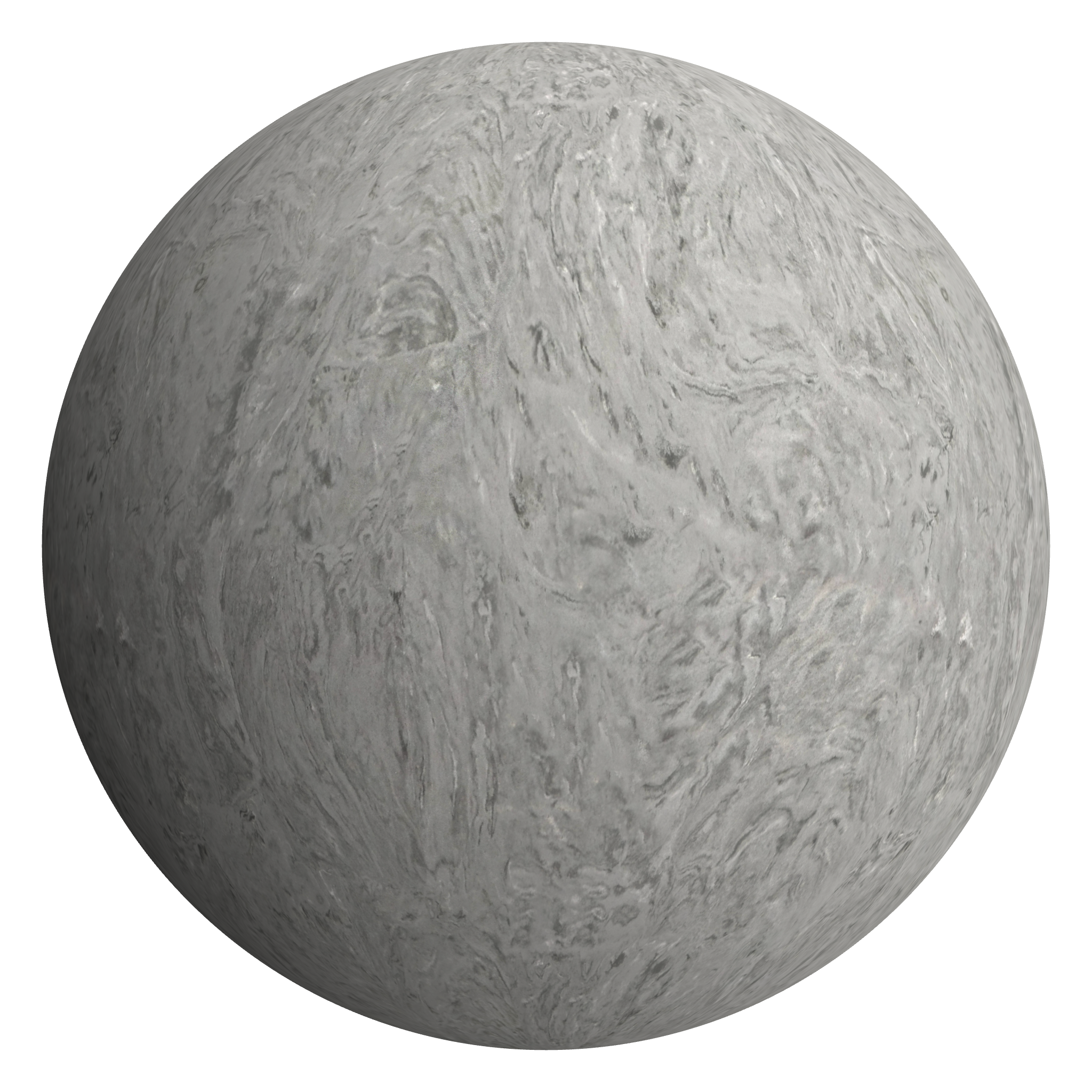 3D sphere preview of Liquid Grey - Quartz seamless texture