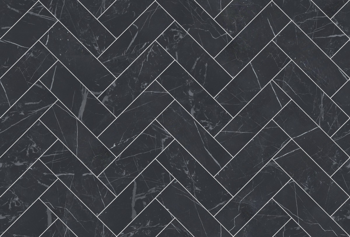 A seamless stone texture with marquinia select soft – porcelain blocks arranged in a Herringbone pattern