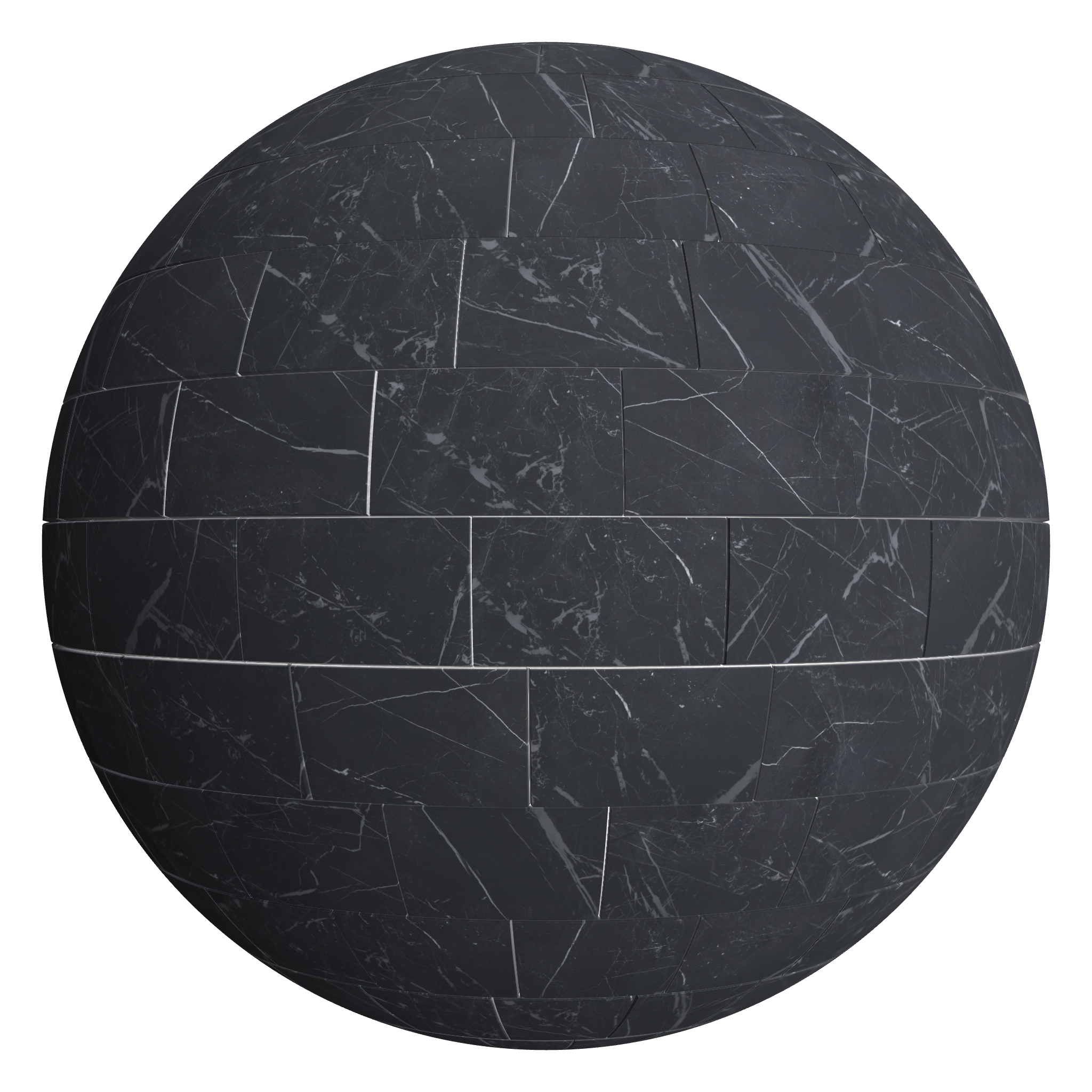 3D sphere preview of Marquinia Select Soft – Porcelain, Staggered seamless texture