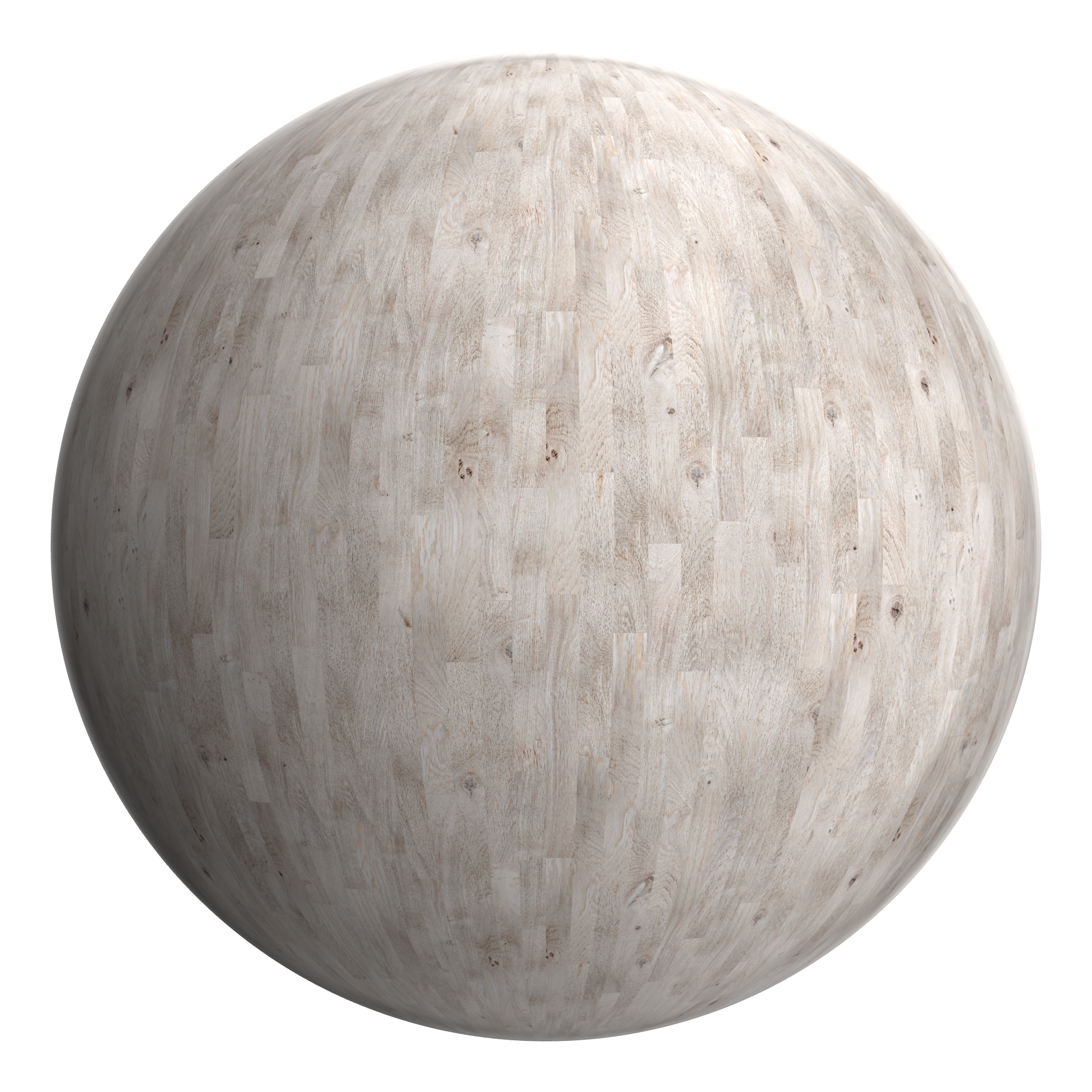 3D sphere preview of Oak, Staggered seamless texture