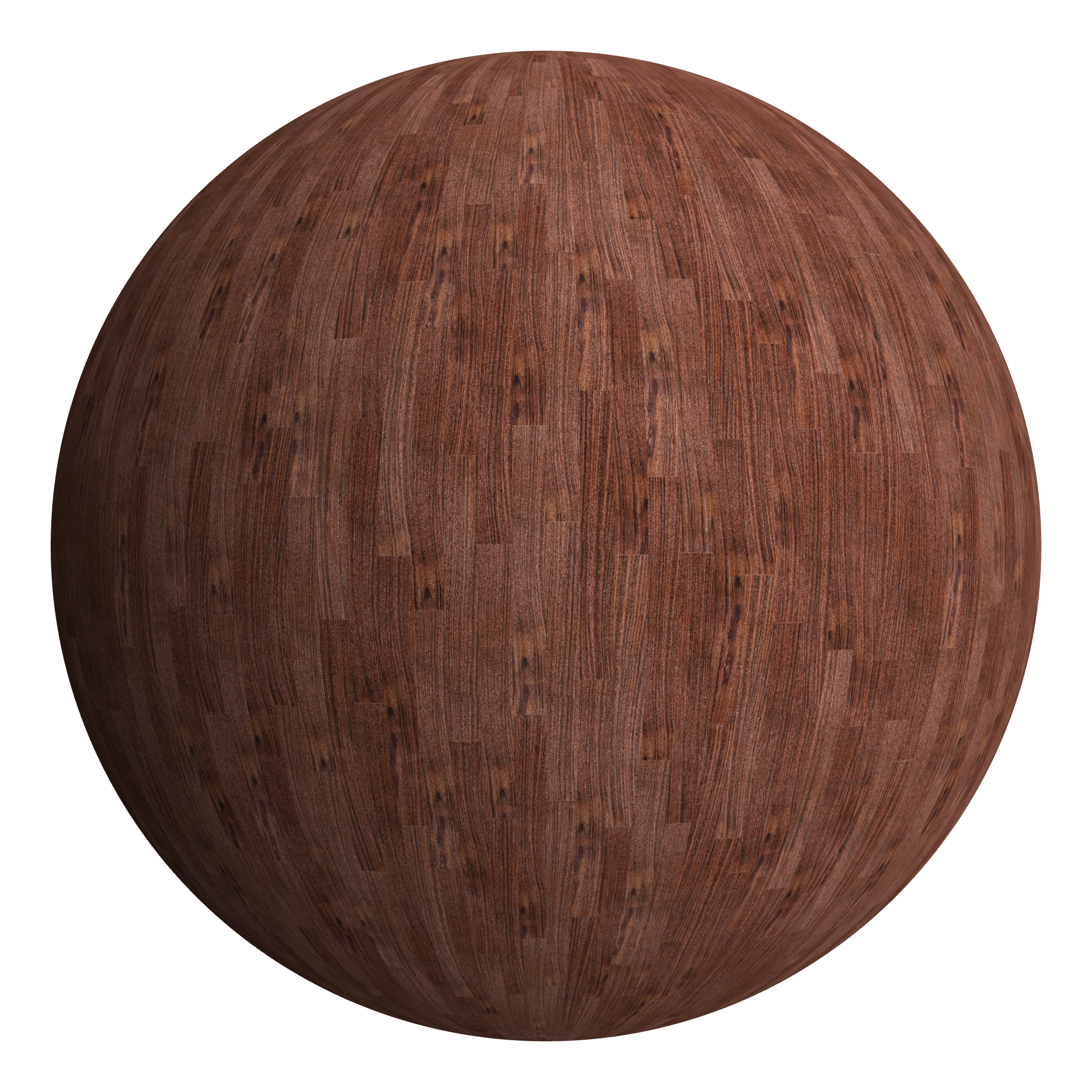 3D sphere preview of Pao Ferro, Staggered seamless texture