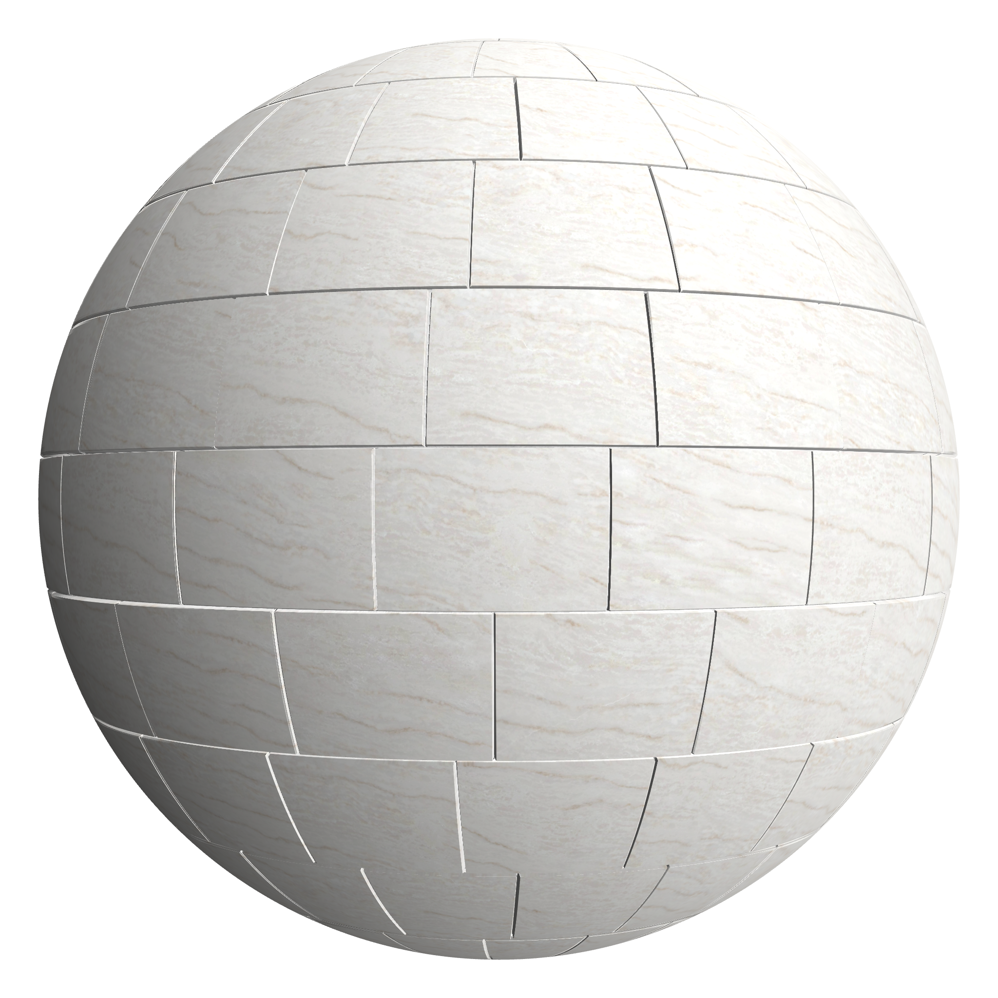 3D sphere preview of Perola - Quartz, Staggered seamless texture