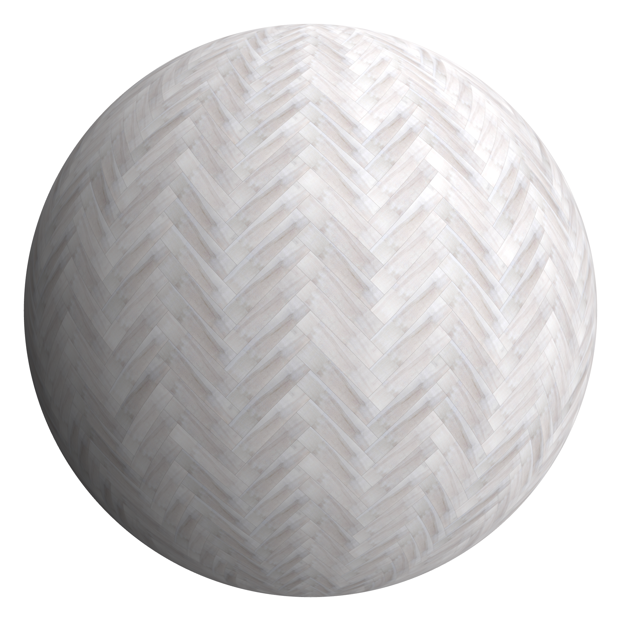 3D sphere preview of Poplar / Tulipwood - Rough sawn, Herringbone seamless texture