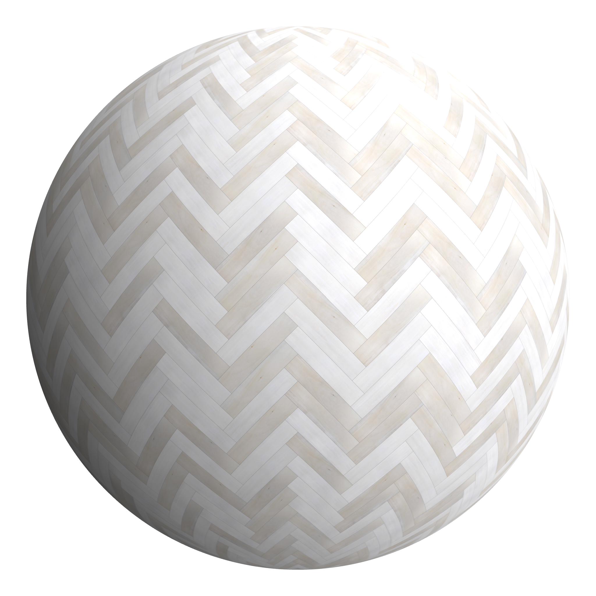 3D sphere preview of Poplar, Herringbone seamless texture