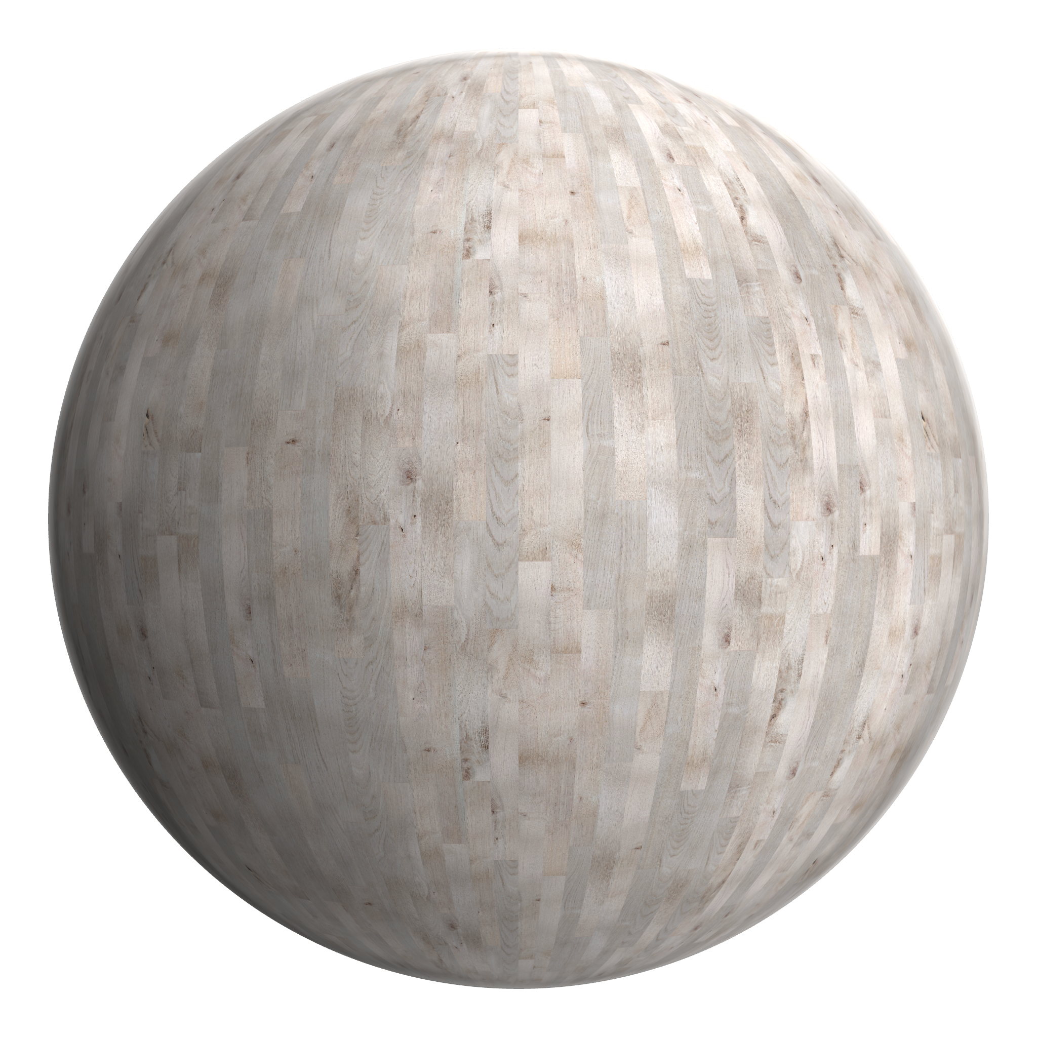 3D sphere preview of Quarter Sawn Oak, Staggered seamless texture