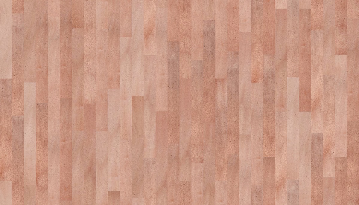 A seamless wood texture with sapele boards arranged in a Staggered pattern