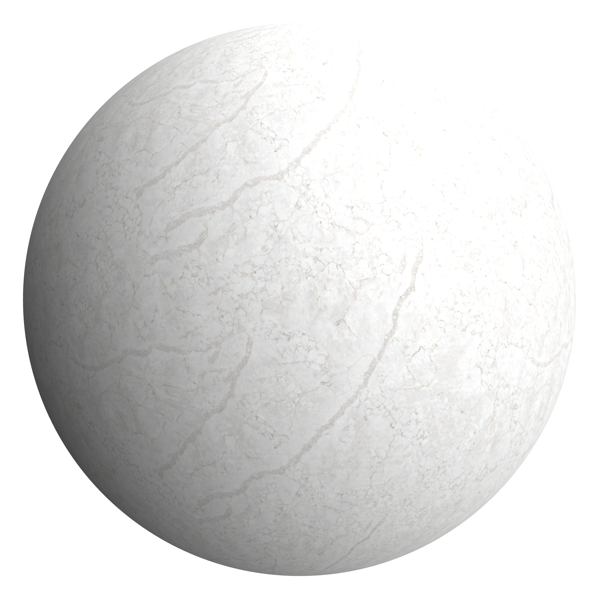 3D sphere preview of Statuario Gold Leathered - Quartz seamless texture