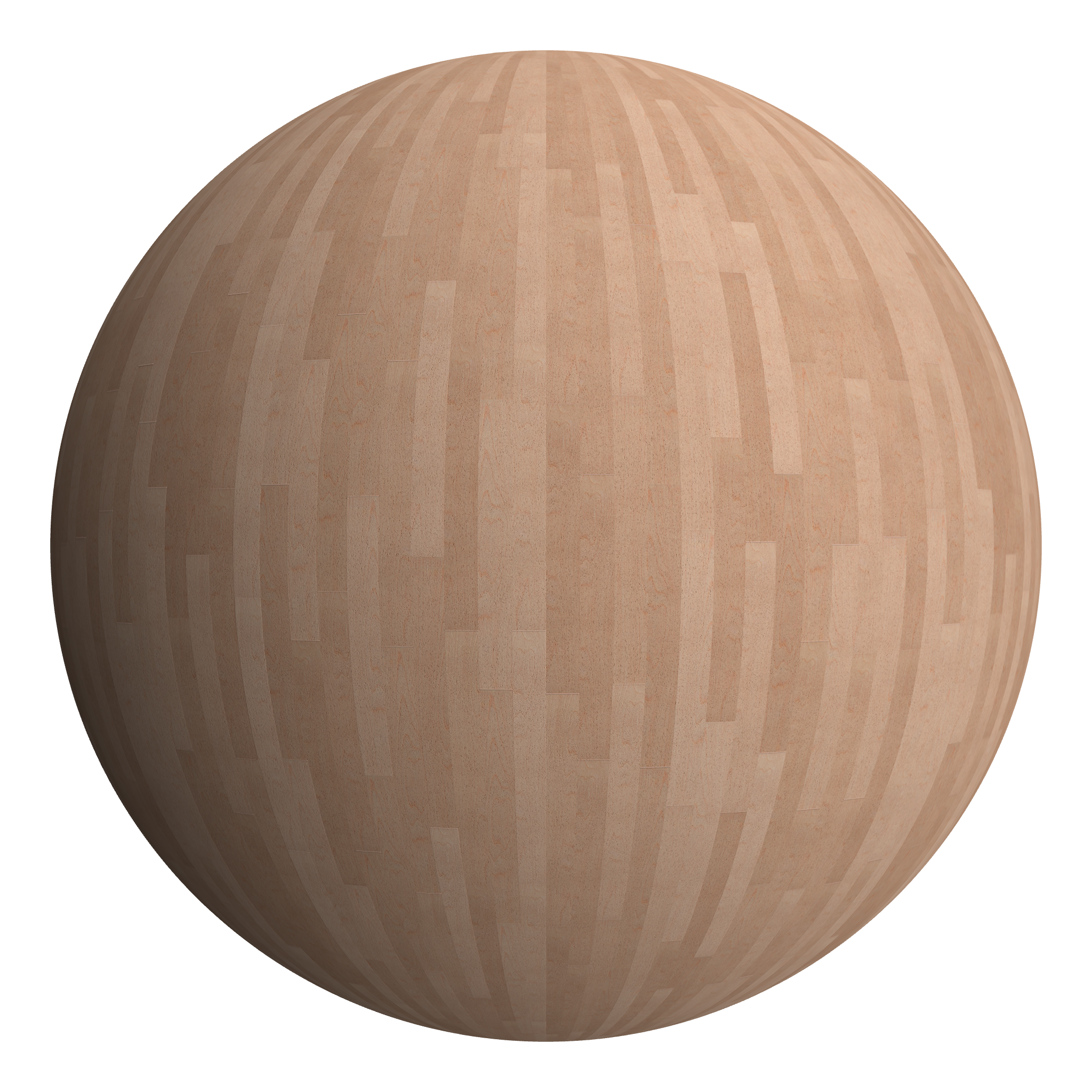 3D sphere preview of Steamed Beech, Staggered seamless texture