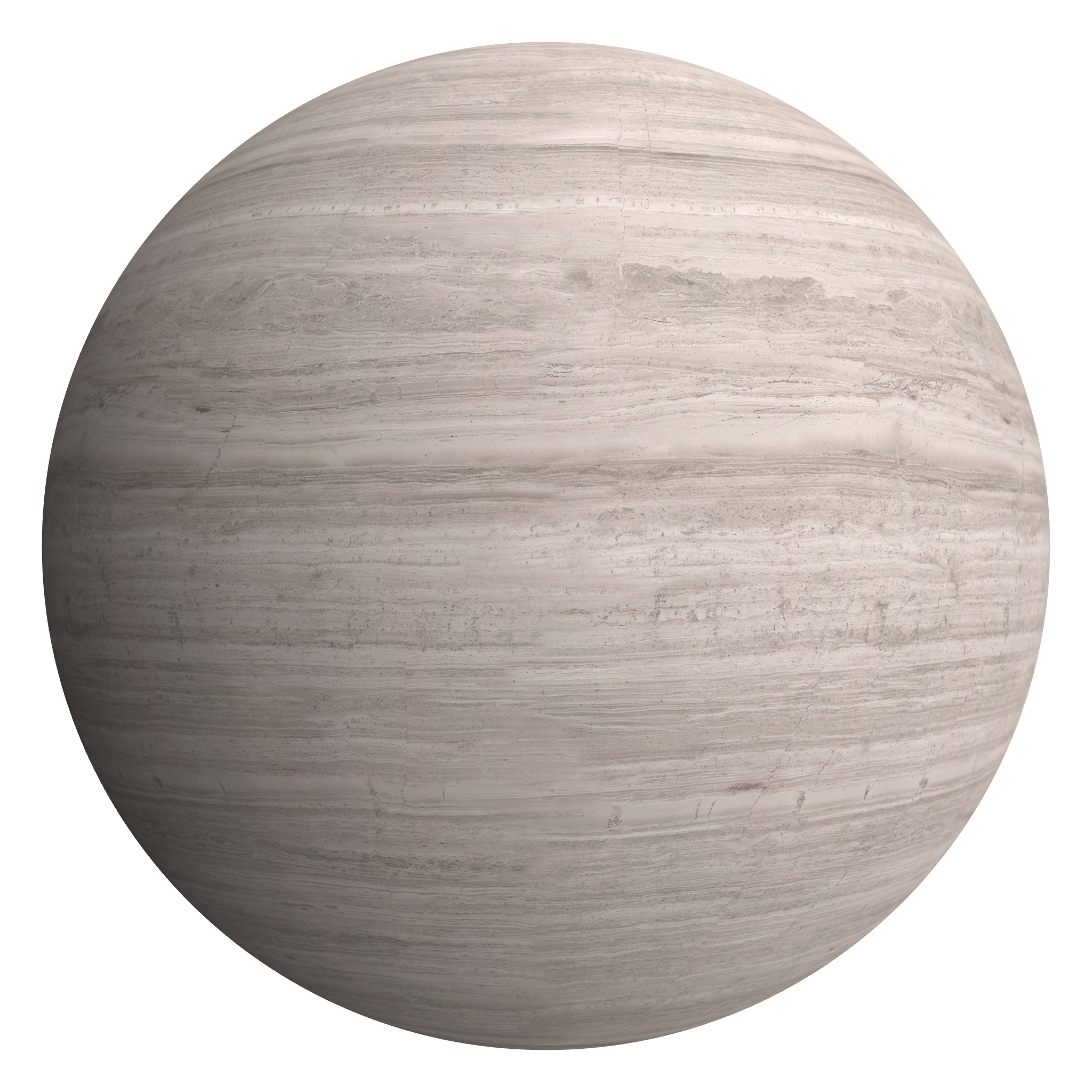 3D sphere preview of White Filetto - Marble seamless texture