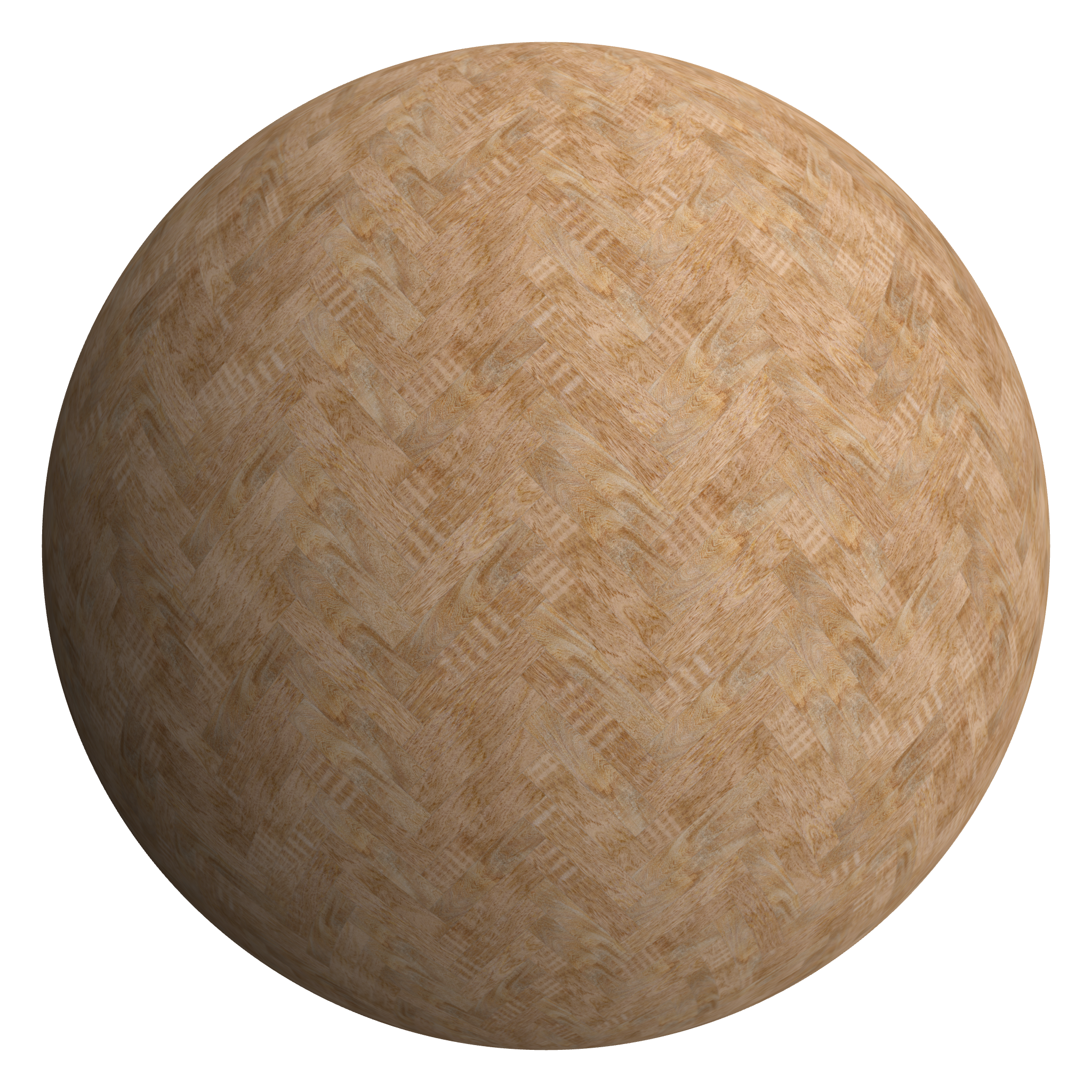 3D sphere preview of Wild Mango, Herringbone seamless texture