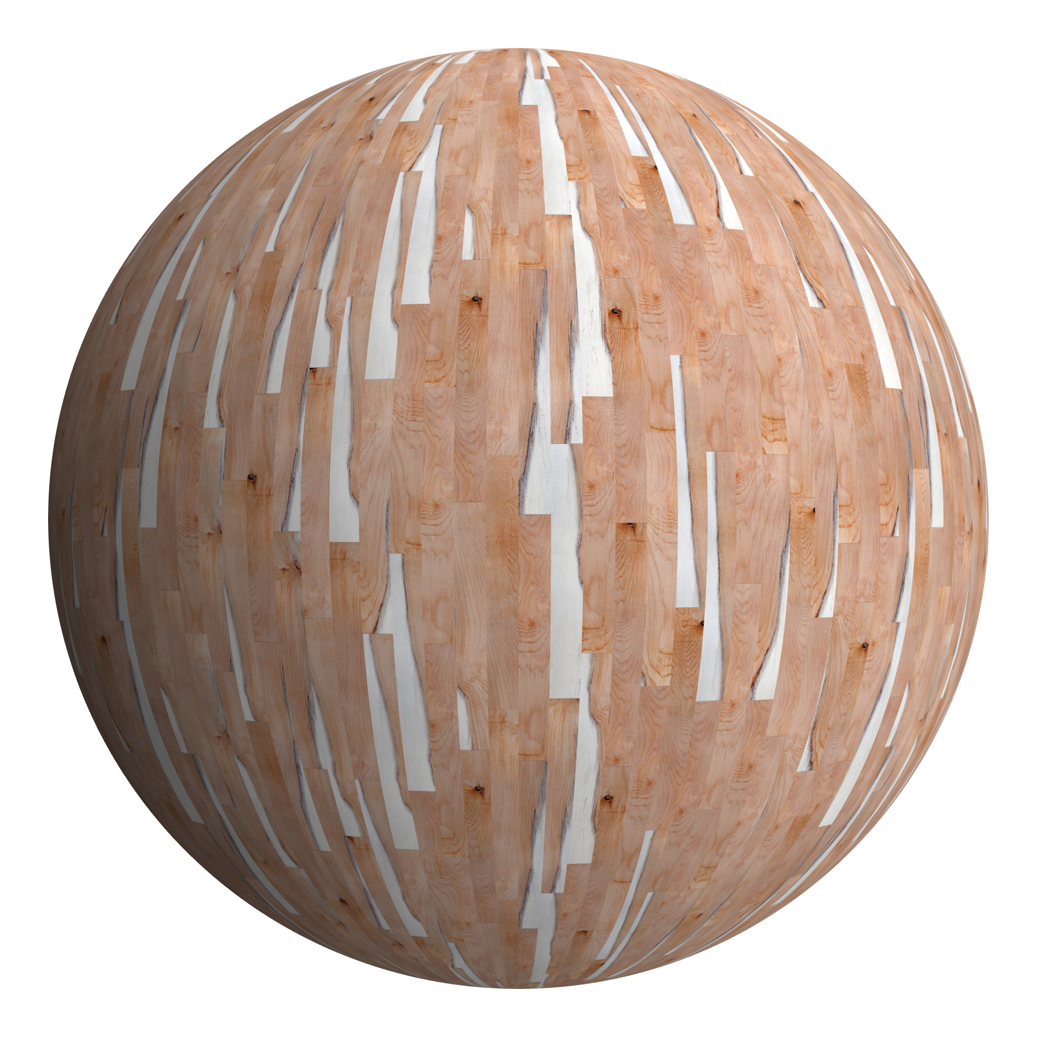 3D sphere preview of Yew, Staggered seamless texture