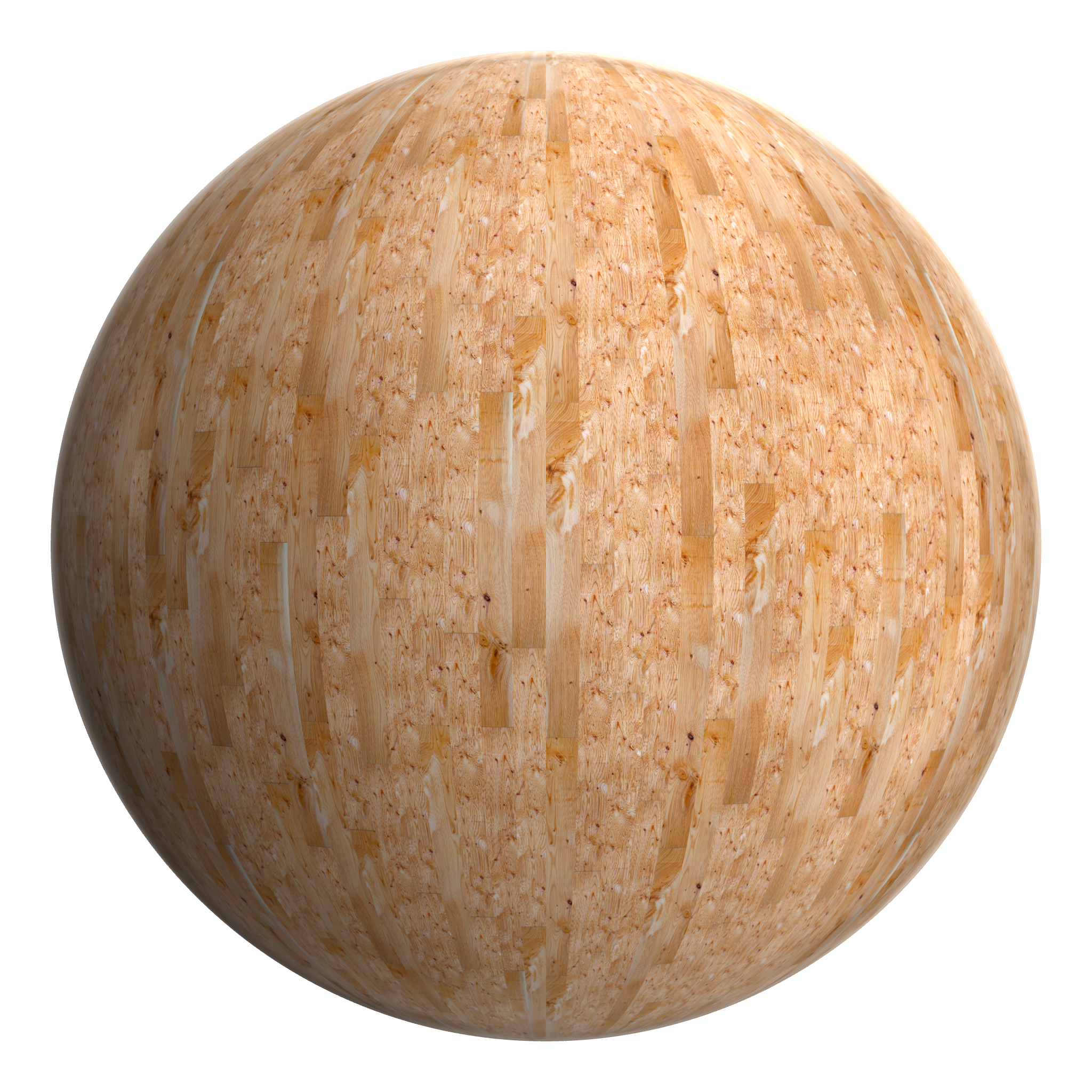 3D sphere preview of Yew, Staggered seamless texture