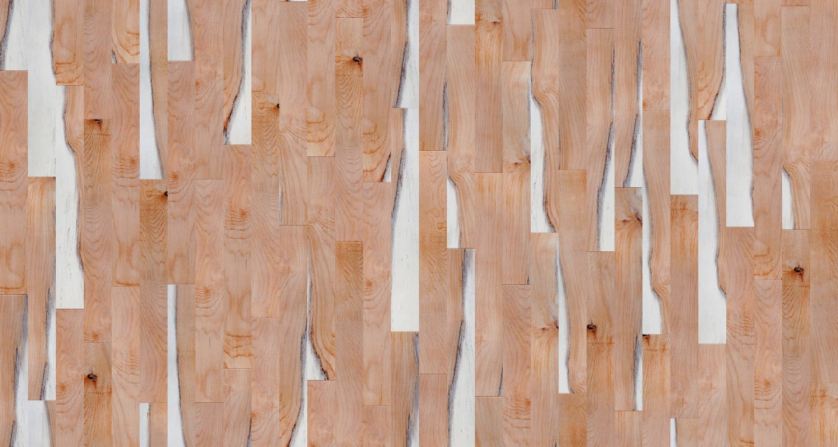 A seamless wood texture with yew boards arranged in a Staggered pattern