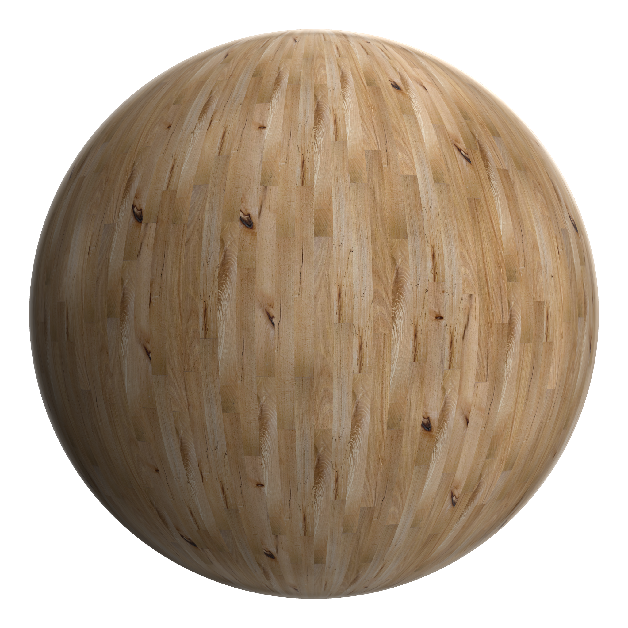 3D sphere preview of Beech Hardwood Flooring, Staggered seamless texture