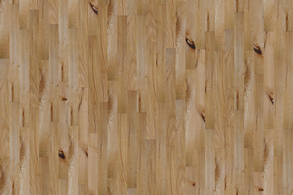 A seamless wood texture with beech hardwood flooring boards arranged in a Staggered pattern