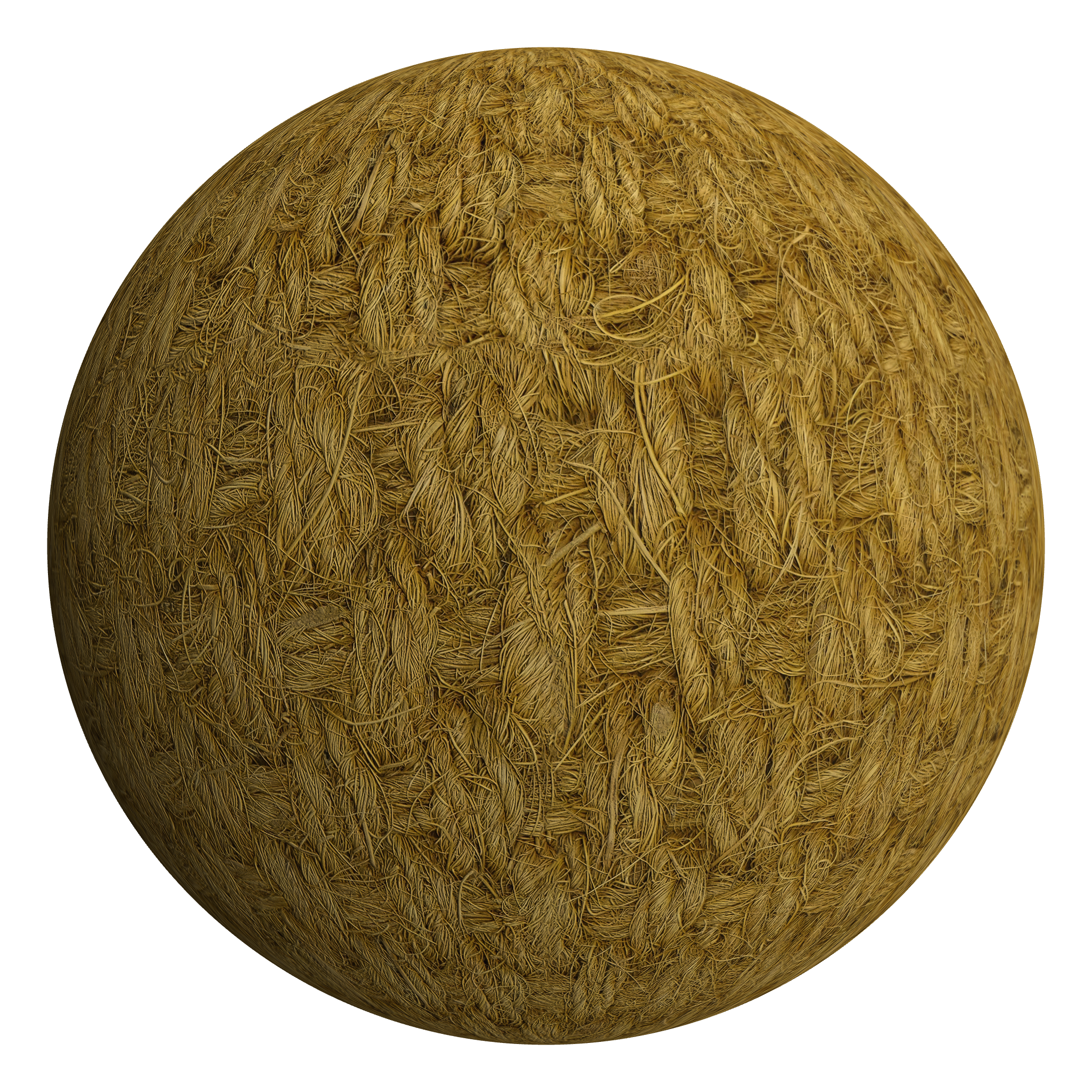 3D sphere preview of Coir Panama - Natural seamless texture
