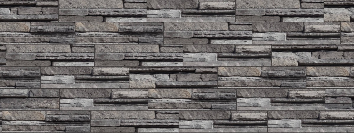 A seamless stone texture with creekshadow ridgewater ledge blocks arranged in a Staggered pattern