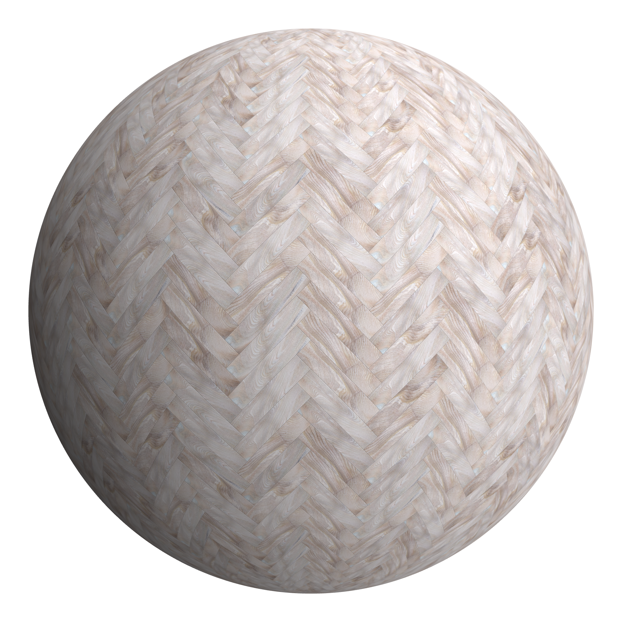 3D sphere preview of Elm - Medium Light, Herringbone seamless texture