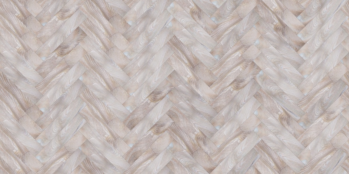 A seamless wood texture with elm - medium light boards arranged in a Herringbone pattern