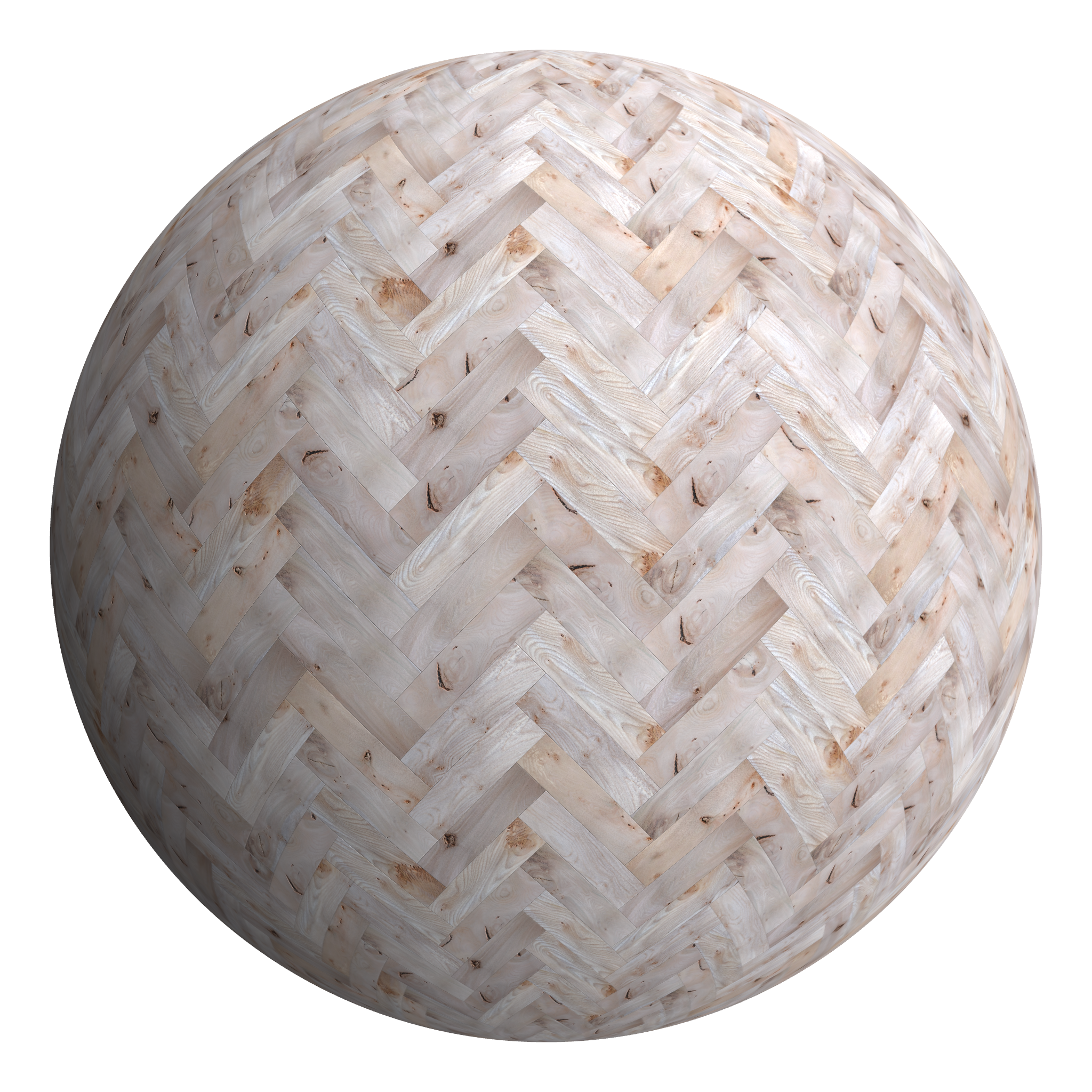 3D sphere preview of Elm - Pippy, Herringbone seamless texture