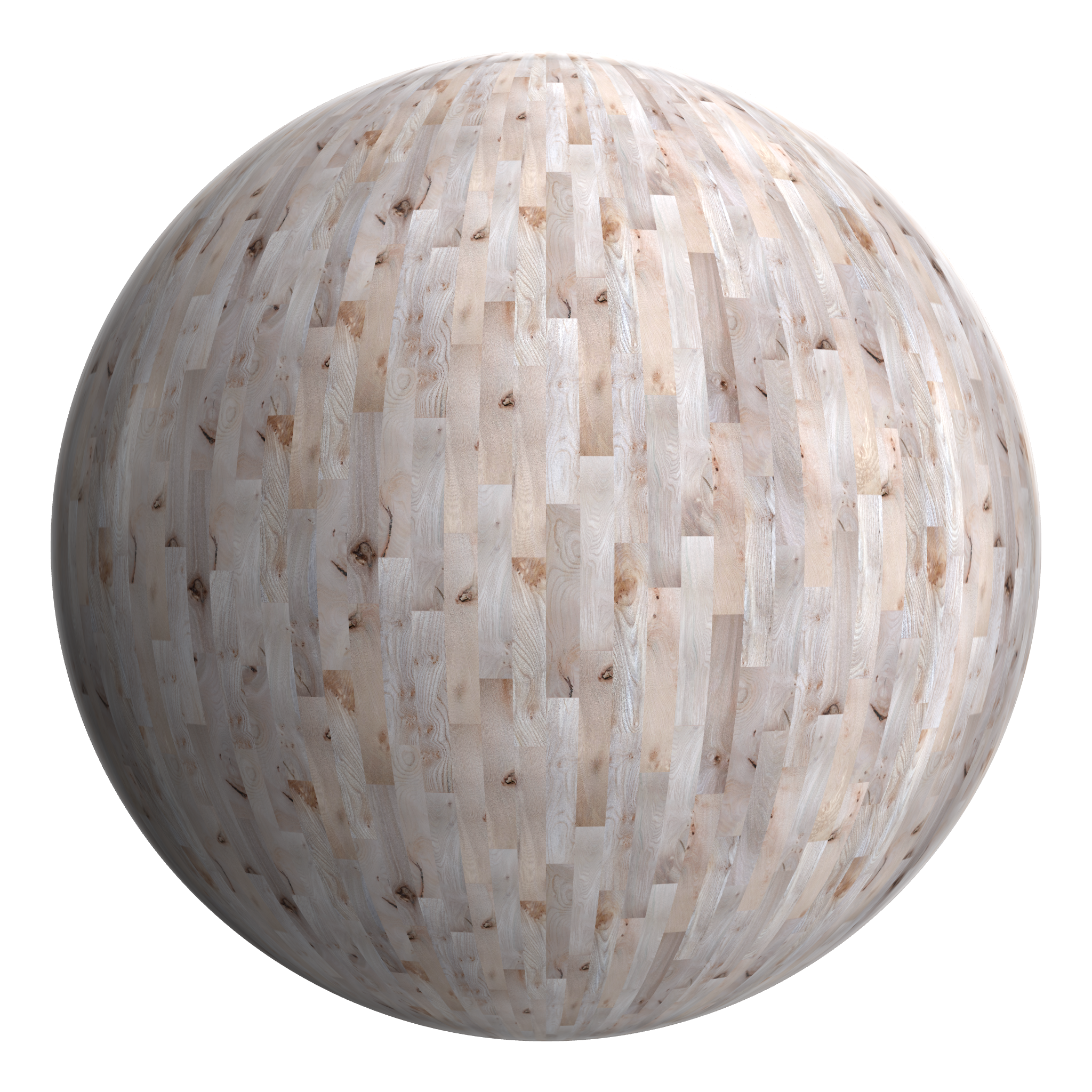 3D sphere preview of Elm - Pippy, Staggered seamless texture