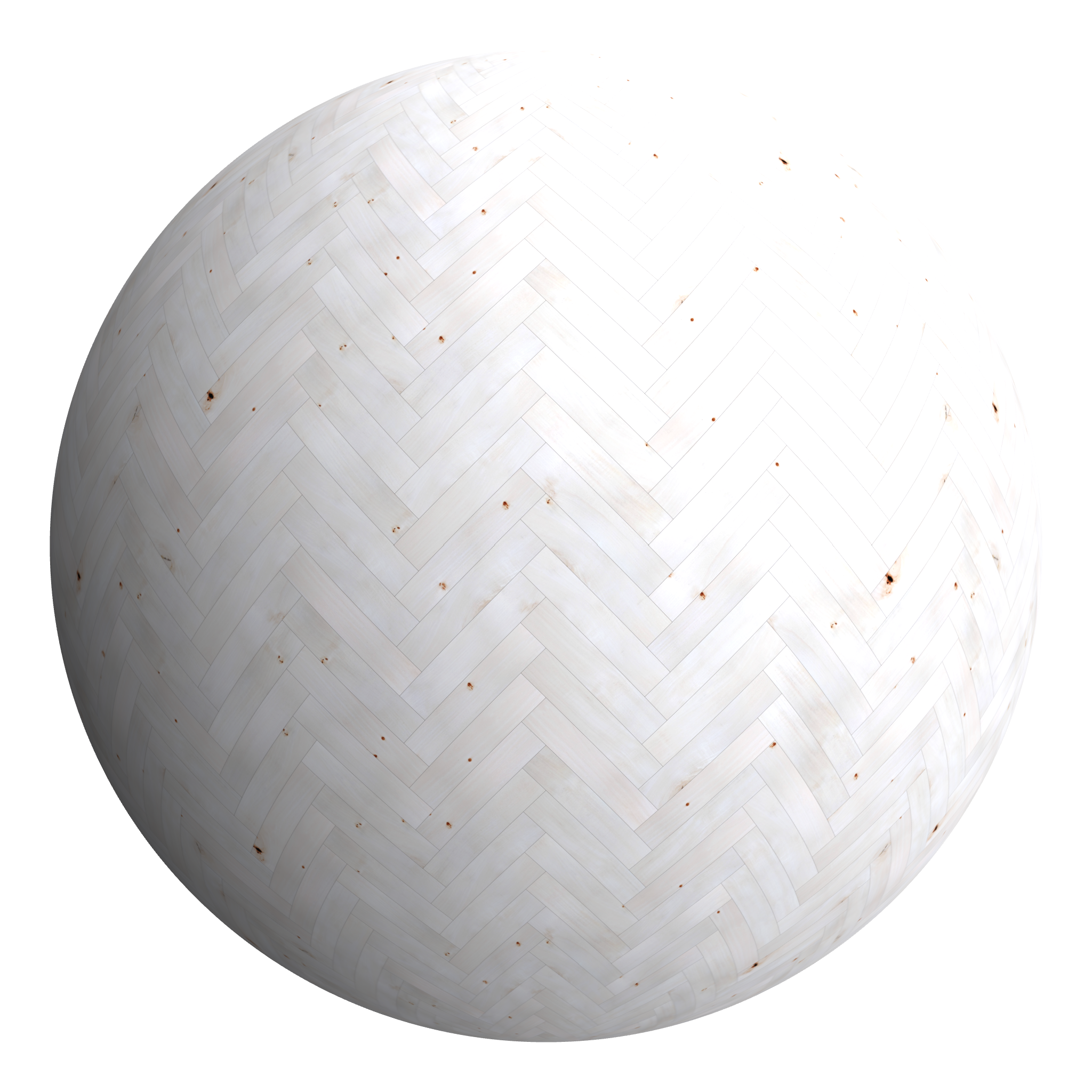 3D sphere preview of Lime, Herringbone seamless texture