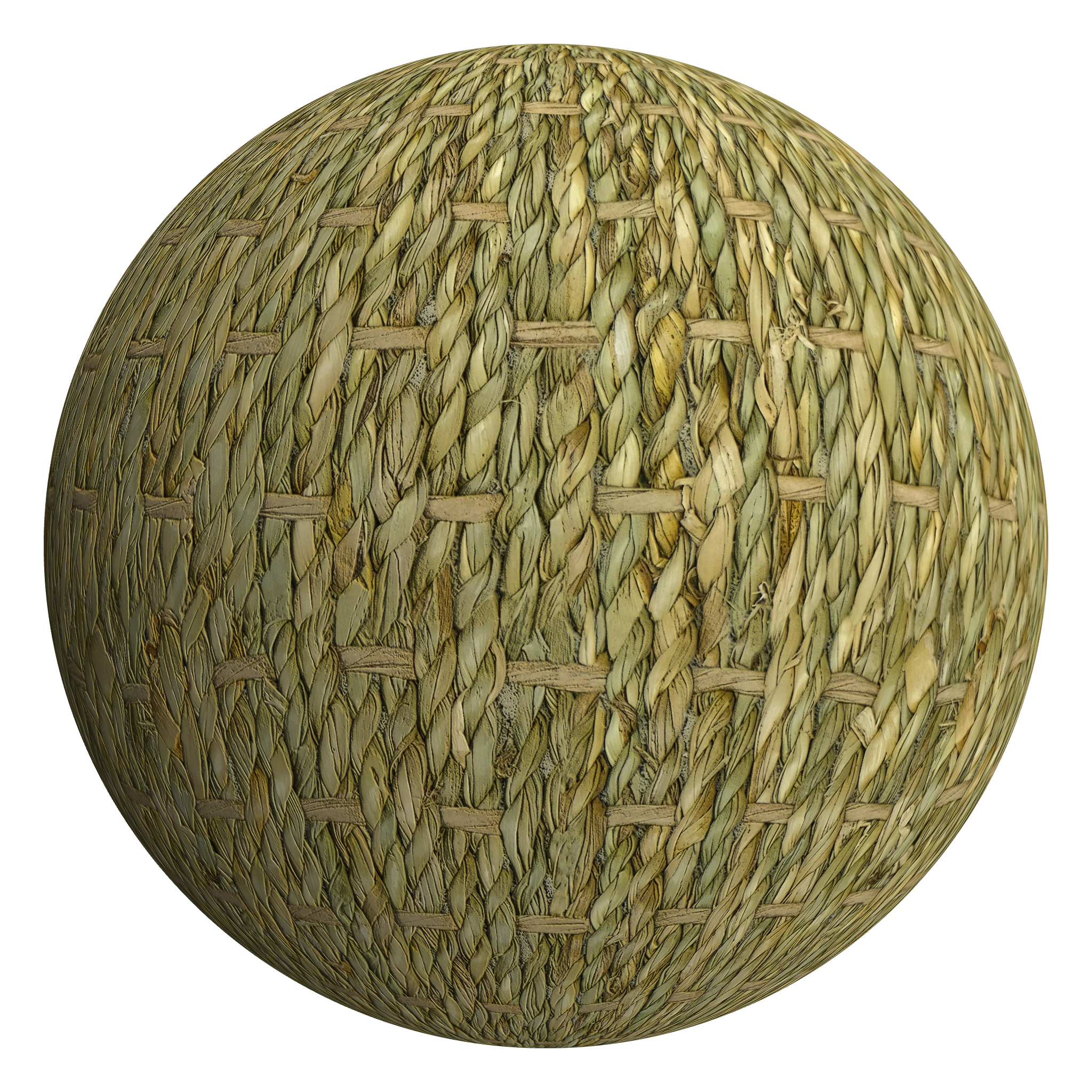 3D sphere preview of Seagrass Panama - Natural seamless texture