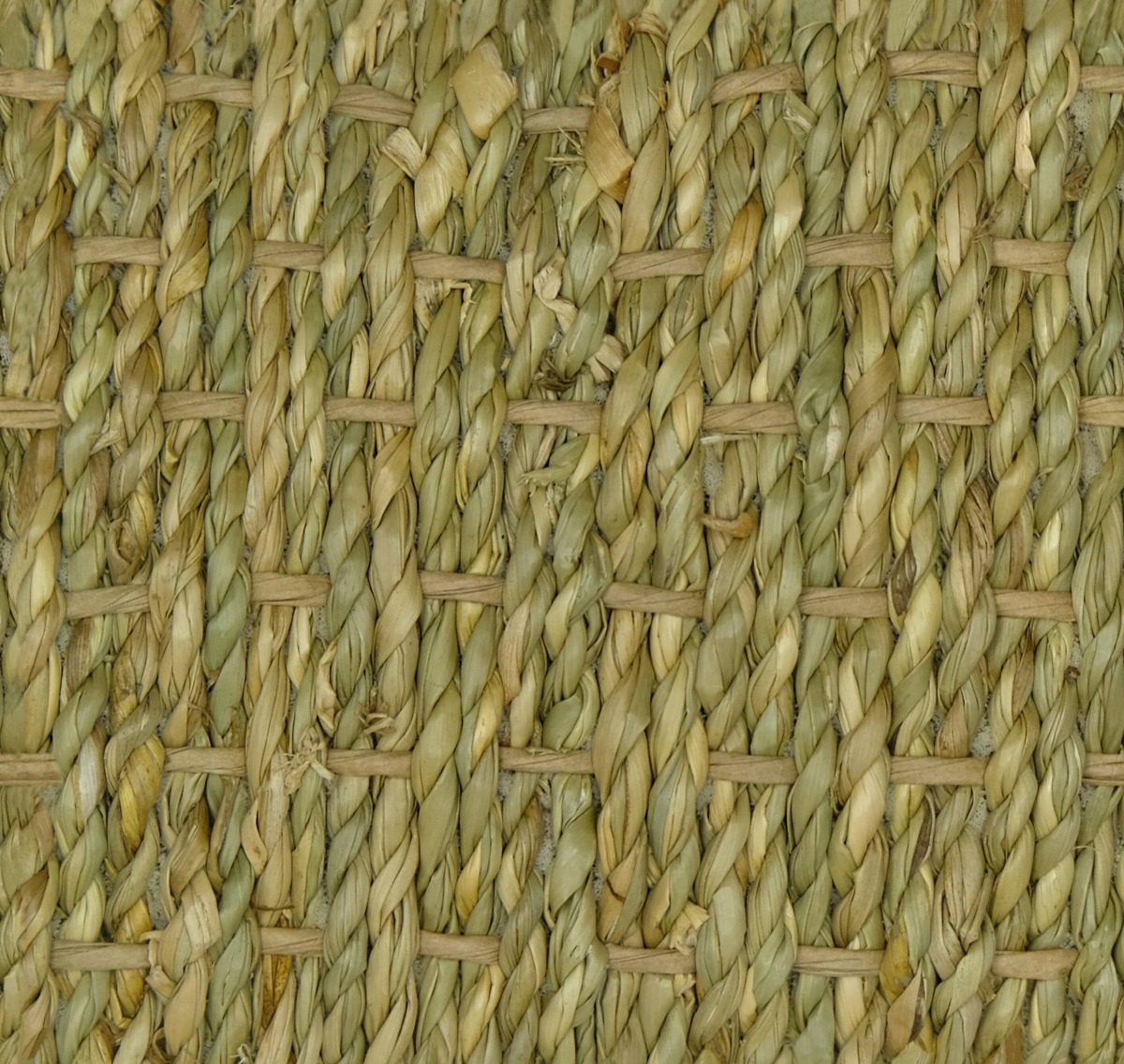 A seamless carpet texture with seagrass panama - natural units arranged in a None pattern