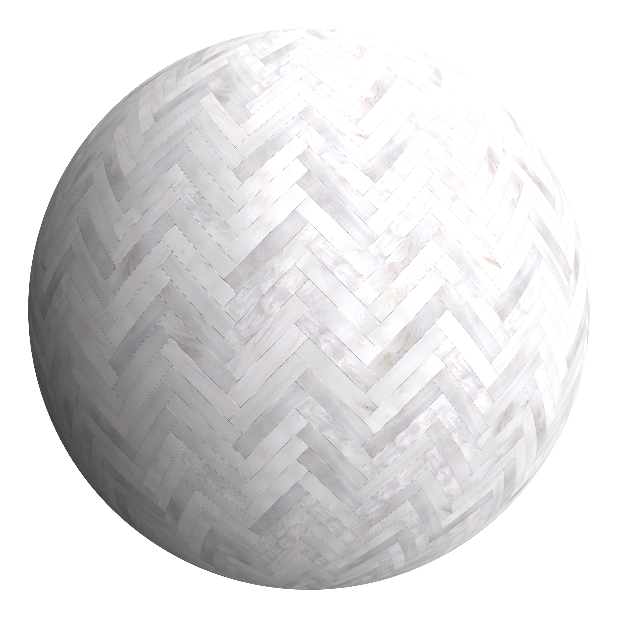 3D sphere preview of Sycamore, Herringbone seamless texture