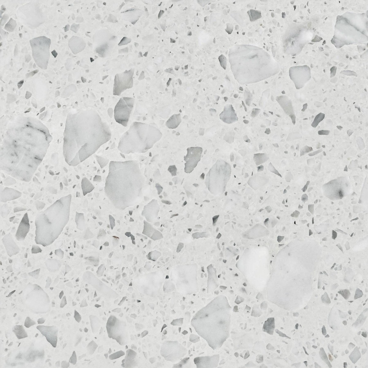 A seamless terrazzo texture with egea 8210 units arranged in a None pattern