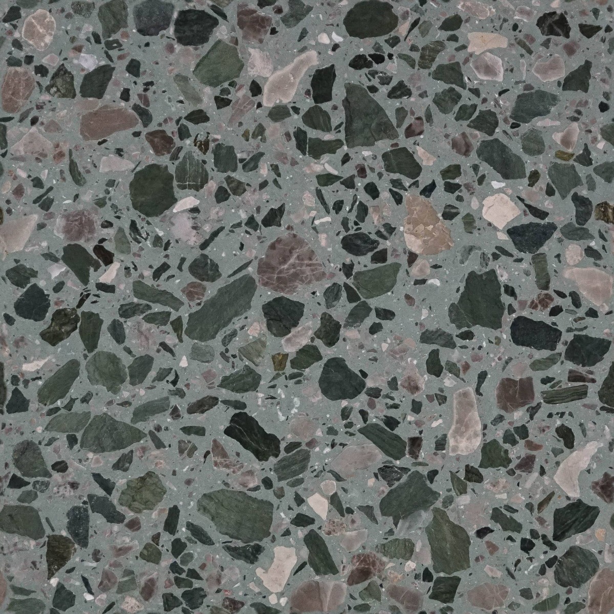 A seamless terrazzo texture with egea 8230 units arranged in a None pattern