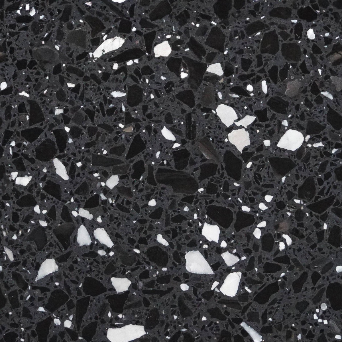 A seamless terrazzo texture with egea 8260 units arranged in a None pattern