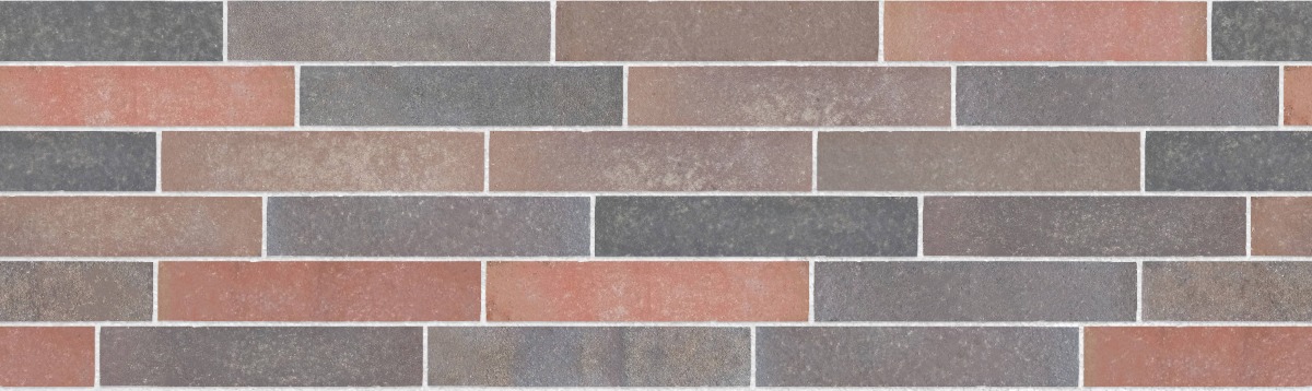 A seamless landscaping texture with mixed landscaping units arranged in a Staggered pattern