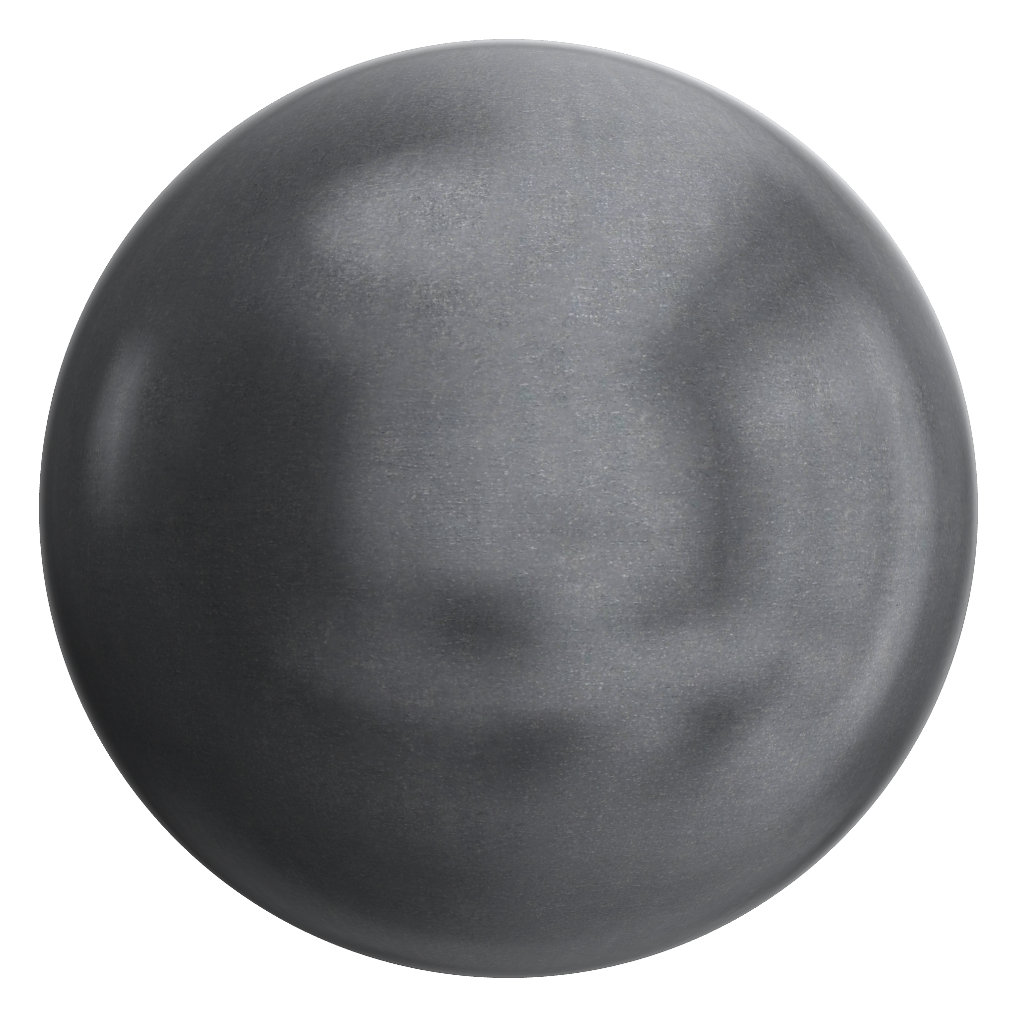 3D sphere preview of Steell Galvanized None Spangled seamless texture