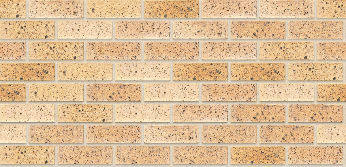A seamless brick texture with topaz travertine fbs units arranged in a Stretcher pattern