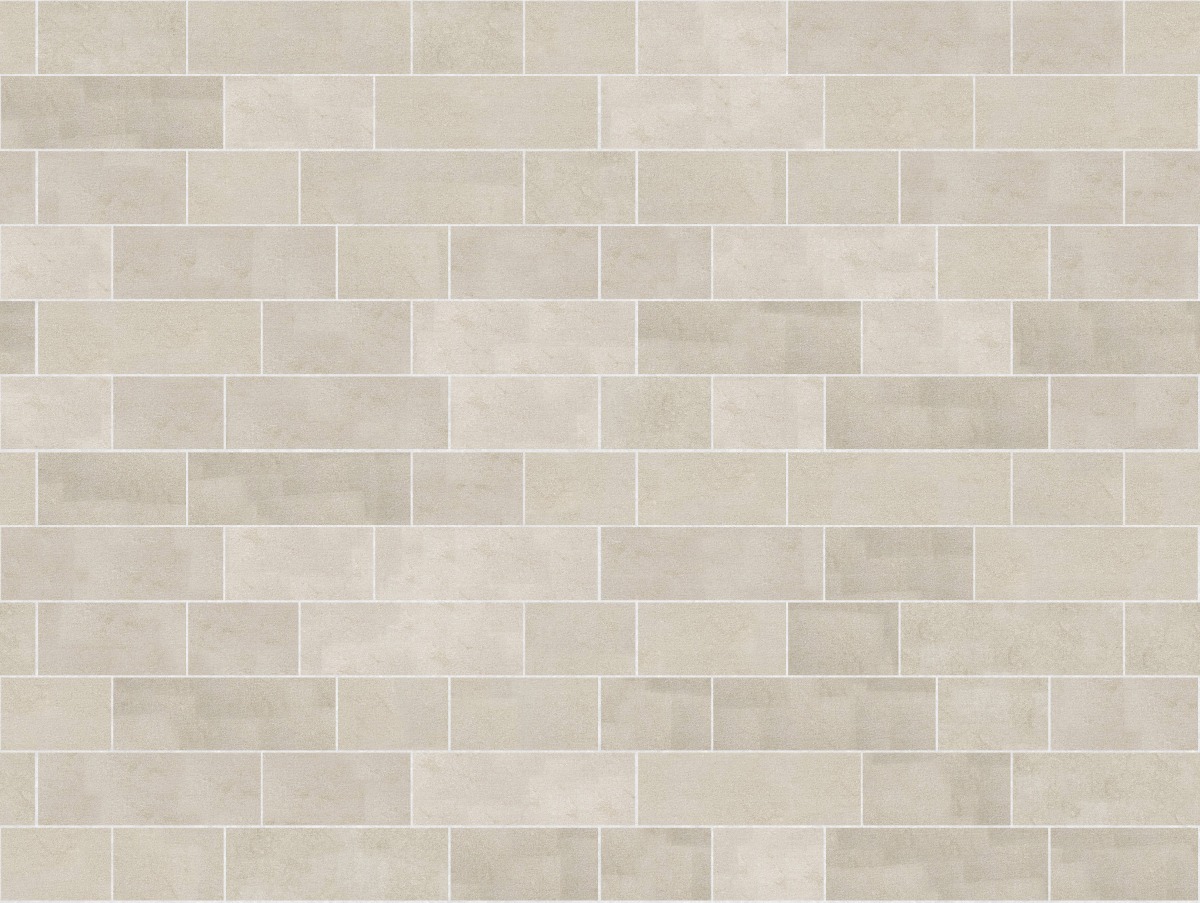 A seamless stone texture with m1297 sdm497 mediterranean cream limestone - sand blasted blocks arranged in a Paving - Running Bond  - Sawn Edge - Dimensional 22 Pieces 3 Sizes - DP087 pattern
