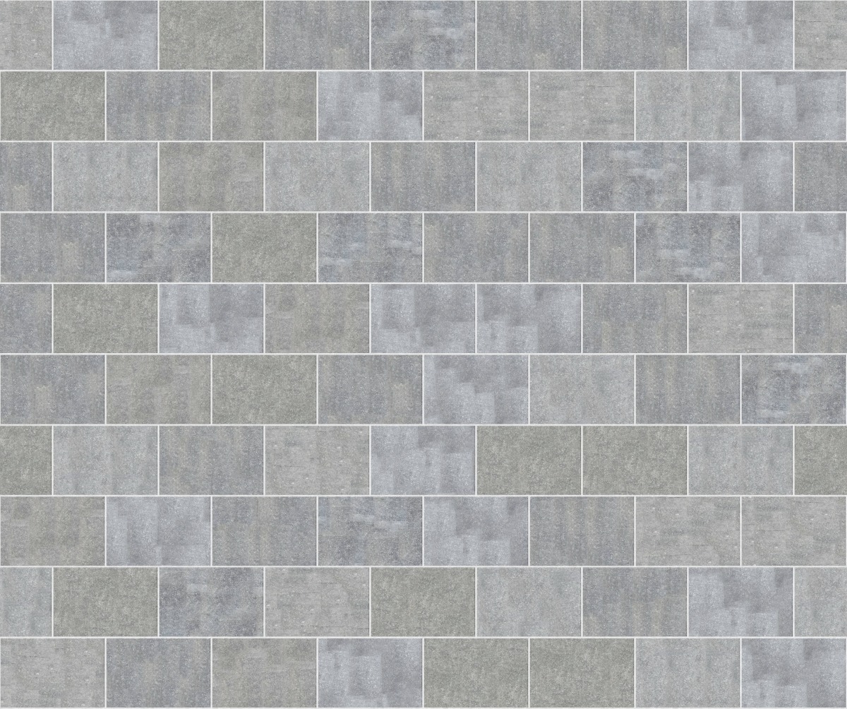 A seamless stone texture with m546 sdm489 belgian bluestone - enostyl blocks arranged in a Stretcher pattern