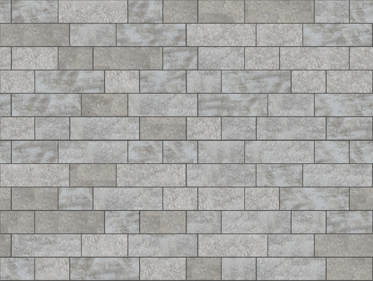 A seamless stone texture with m918 sdm483 madison limestone - flamed blocks arranged in a Paving - Running Bond  - Sawn Edge - Dimensional 22 Pieces 3 Sizes - DP087 pattern