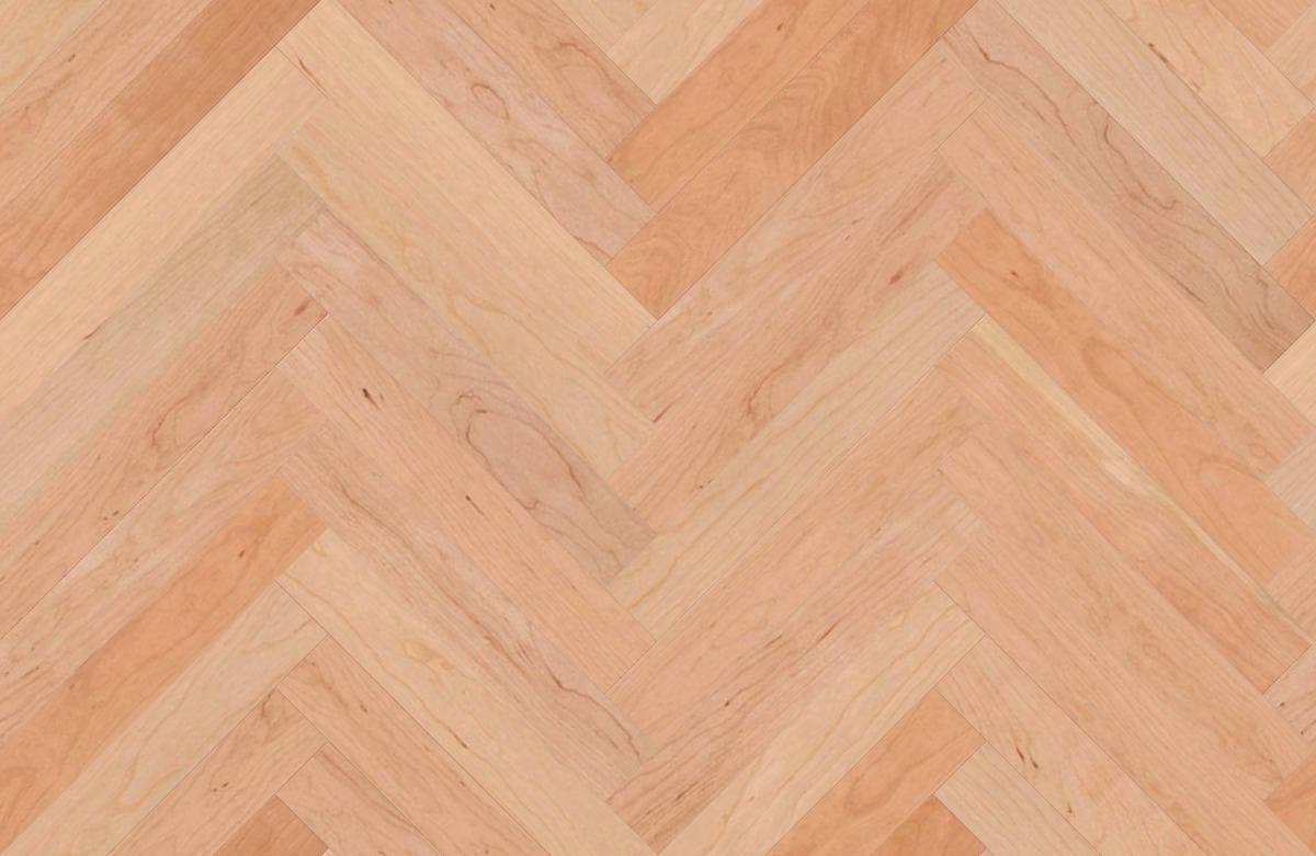 A seamless wood texture with real american cherry_fas boards arranged in a Herringbone pattern