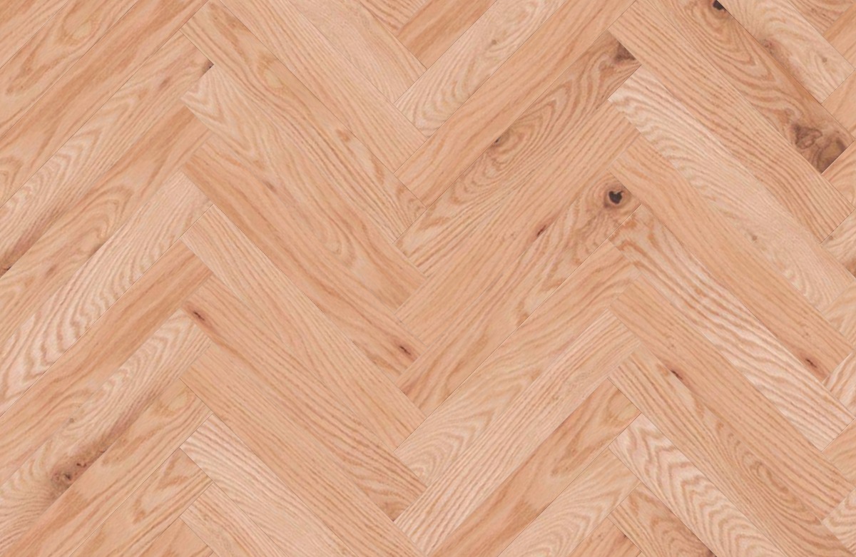 A seamless wood texture with real american red oak_2a boards arranged in a Herringbone pattern